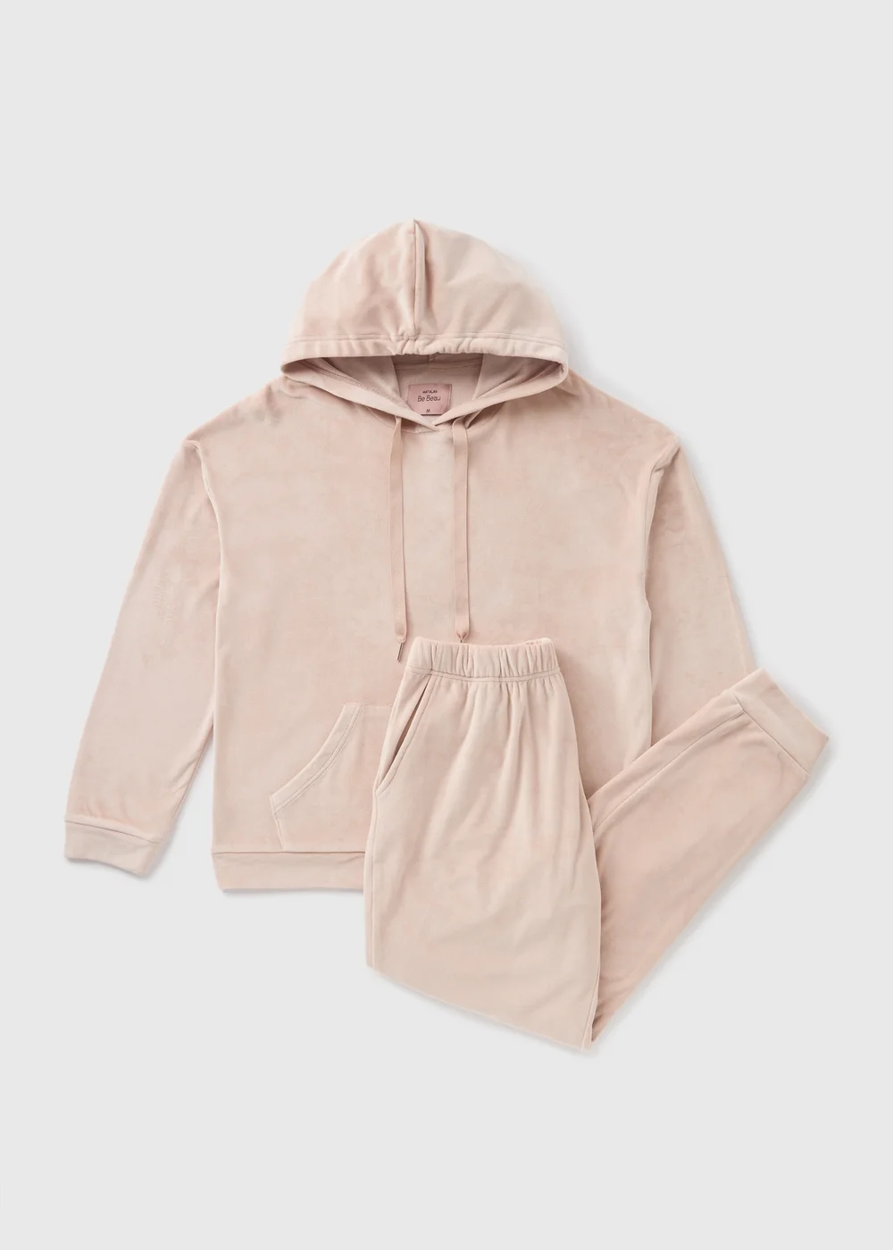 Mink Hooded Fleece Loungewear Set - Extra small Image 3