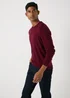 Red Soft Touch Crew Neck Jumper - Small Image 1