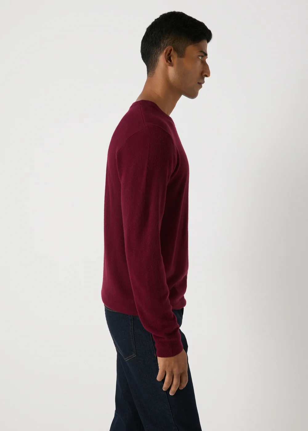 Red Soft Touch Crew Neck Jumper - Small Image 2