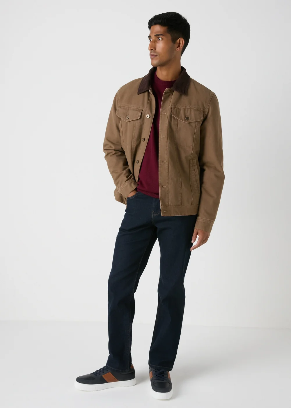 Red Soft Touch Crew Neck Jumper - Small Image 3