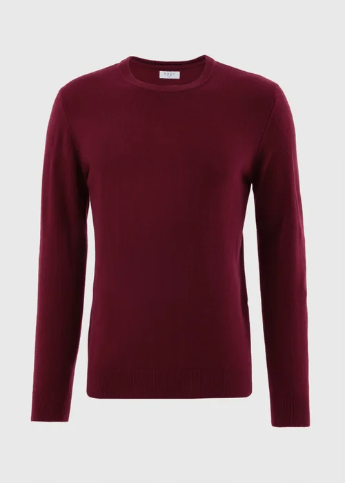 Red Soft Touch Crew Neck Jumper - Small Image 4