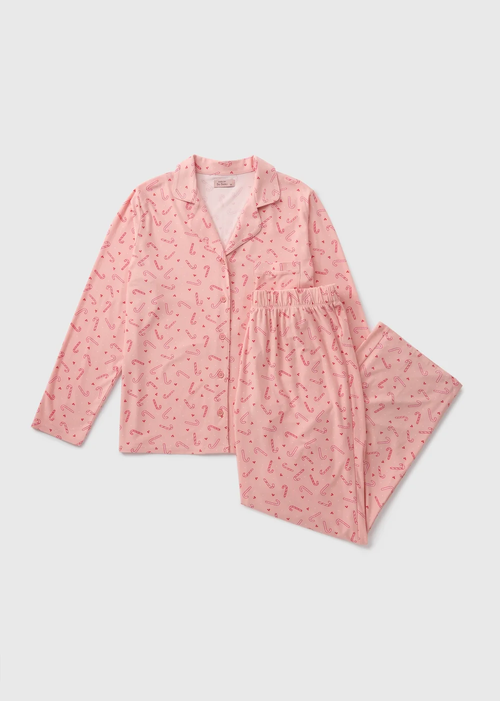 Pink Candy Cane Pyjama Set - Extra small Image 3