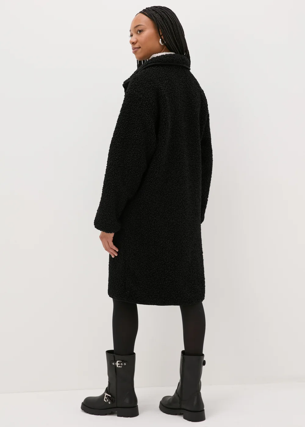 Black Long Borg Coat - 8 Image 2