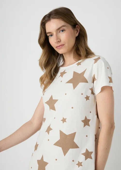 Oatmeal Star Nightie - Extra small Image 2