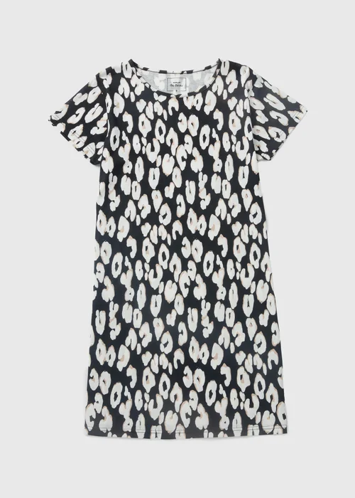 Black Animal Print Nightie - Extra small Image 3