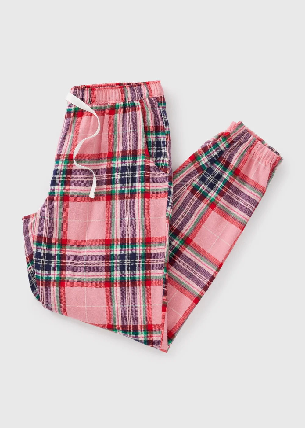 Pink Check Woven Pyjama Bottoms - Extra small Image 3