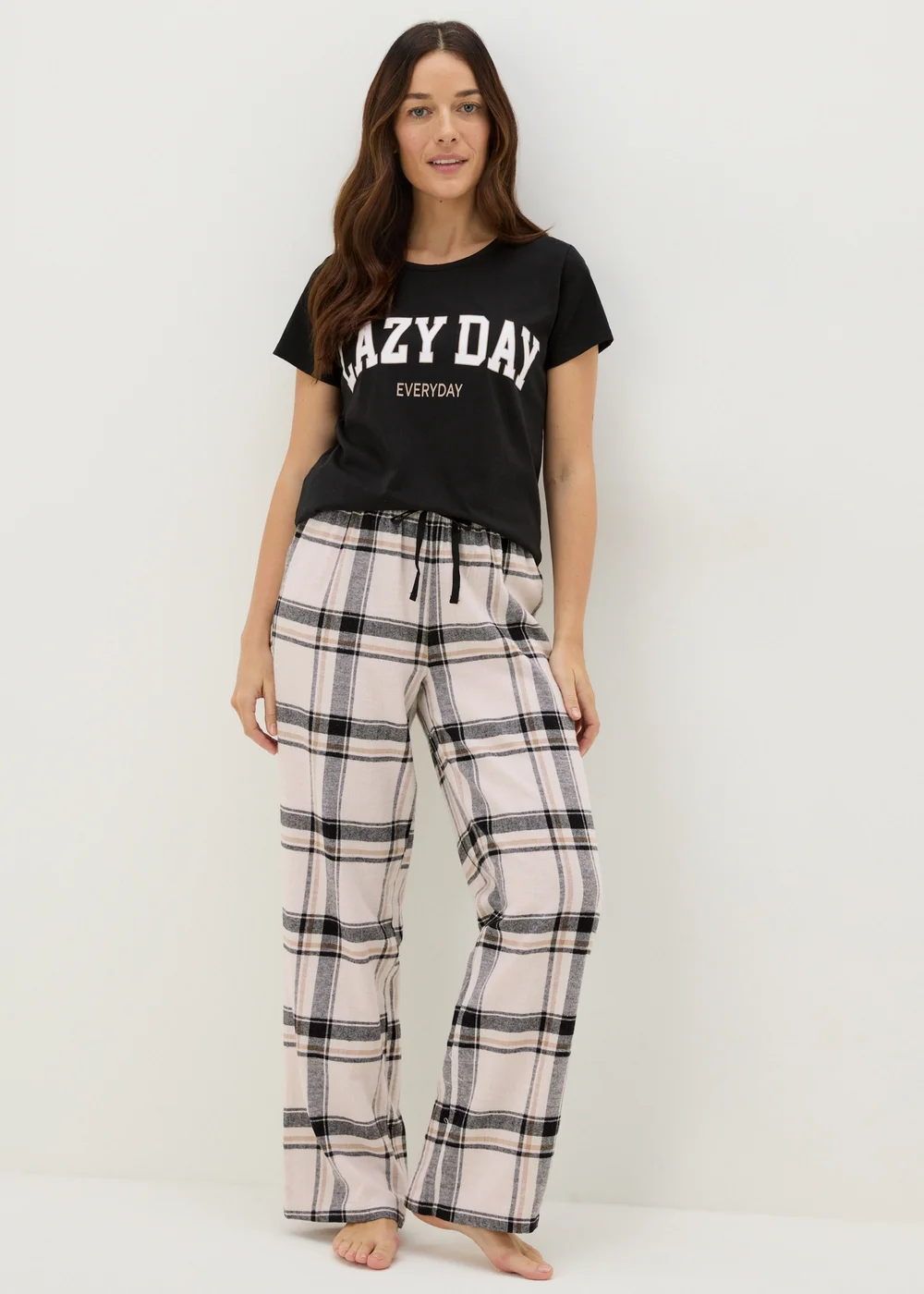 Black Lazy Day Pyjama Set - Extra small Image 1