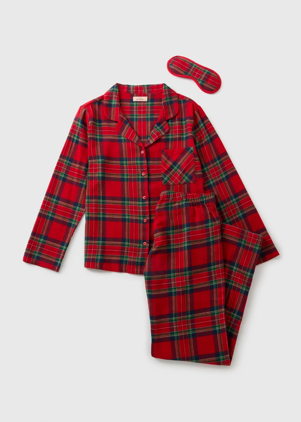 Red Check Pyjama Set - Size 8 Image 4