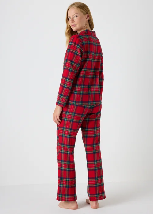 Red Check Pyjama Set - Size 8 Image 2