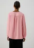 Pink V-Neck Blouse - 8 Image 2