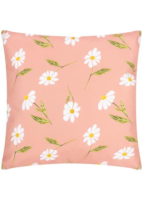 Wylder Nature Daisies Filled Outdoor Cushion (43cm x 43cm x 8cm) - One Size Image 2