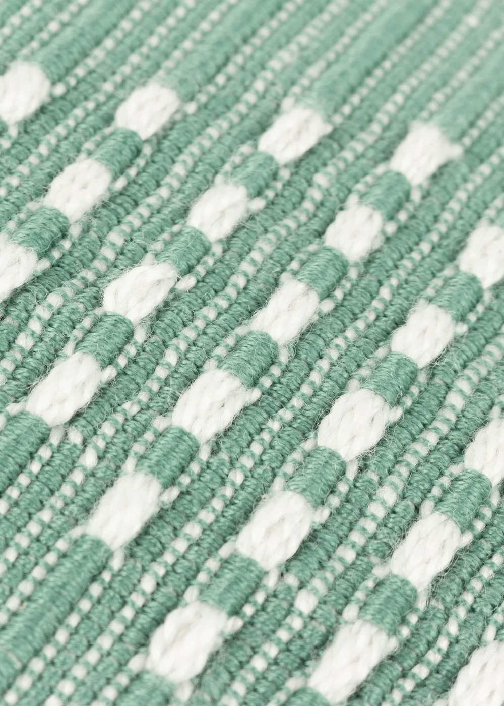 furn. Green Kadie PET Woven Outdoor Filled Cushion (45 x 45 x 8cm) - One Size Image 6
