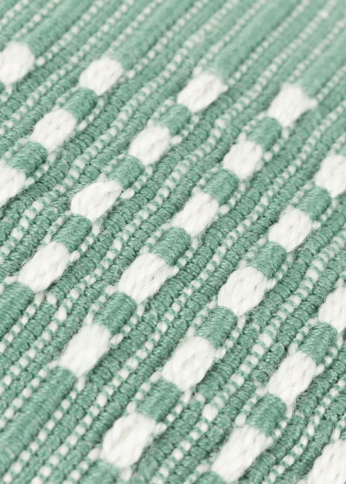 furn. Green Kadie PET Woven Outdoor Filled Cushion (45 x 45 x 8cm) - One Size Image 6