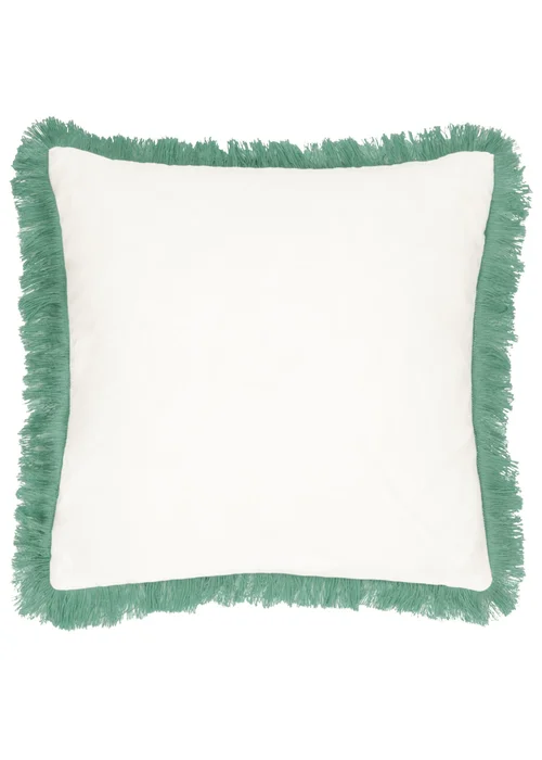 furn. Green Kadie PET Woven Outdoor Filled Cushion (45 x 45 x 8cm) - One Size Image 3