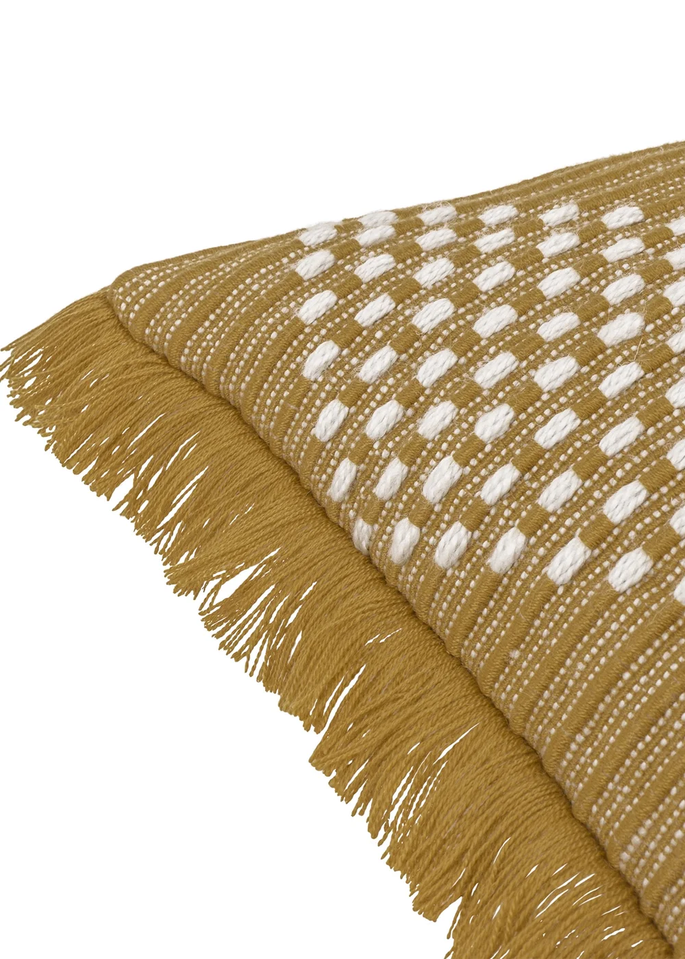 furn. Gold Kadie PET Woven Outdoor Filled Cushion (45 x 45 x 8cm) - One Size Image 4