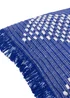 furn. Cobalt Kadie PET Woven Outdoor Filled Cushion (30 x 60 x 8cm) - One Size Image 4