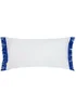 furn. Cobalt Kadie PET Woven Outdoor Filled Cushion (30 x 60 x 8cm) - One Size Image 2