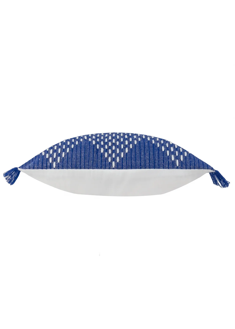 furn. Cobalt Kadie PET Woven Outdoor Filled Cushion (30 x 60 x 8cm) - One Size Image 3