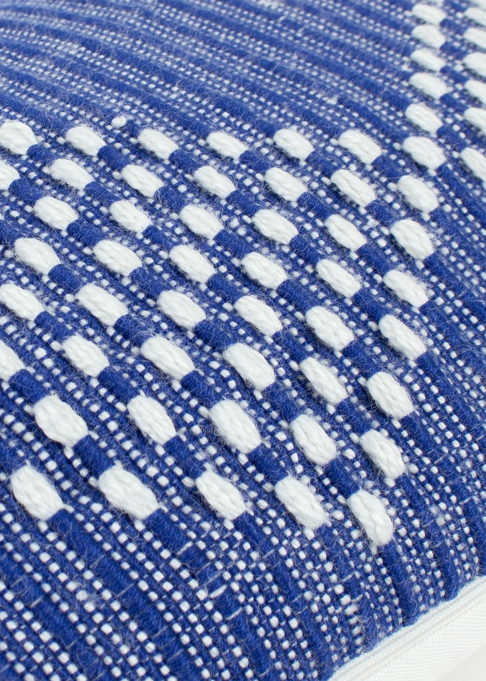 furn. Cobalt Kadie PET Woven Outdoor Filled Cushion (30 x 60 x 8cm) - One Size Image 5