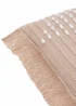 furn. Natural Kadie PET Woven Outdoor Filled Cushion (30 x 60 x 8cm) - One Size Image 4
