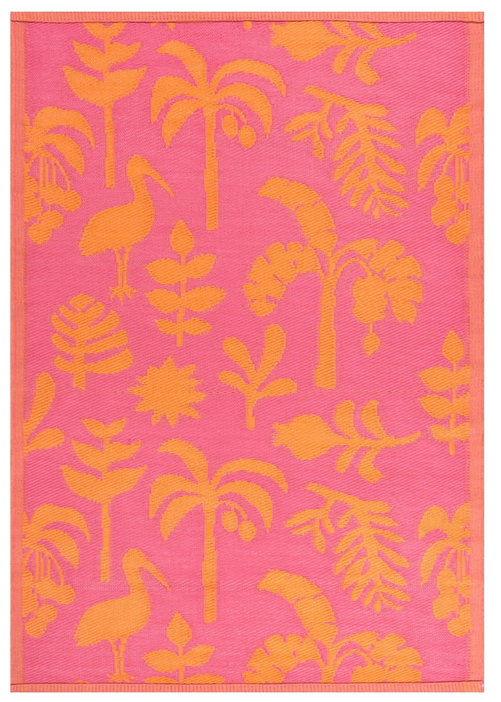 furn. Orange Marula Outdoor 100% Recycled Rug (120 x 180cm) - 120 x 180cm Image 3