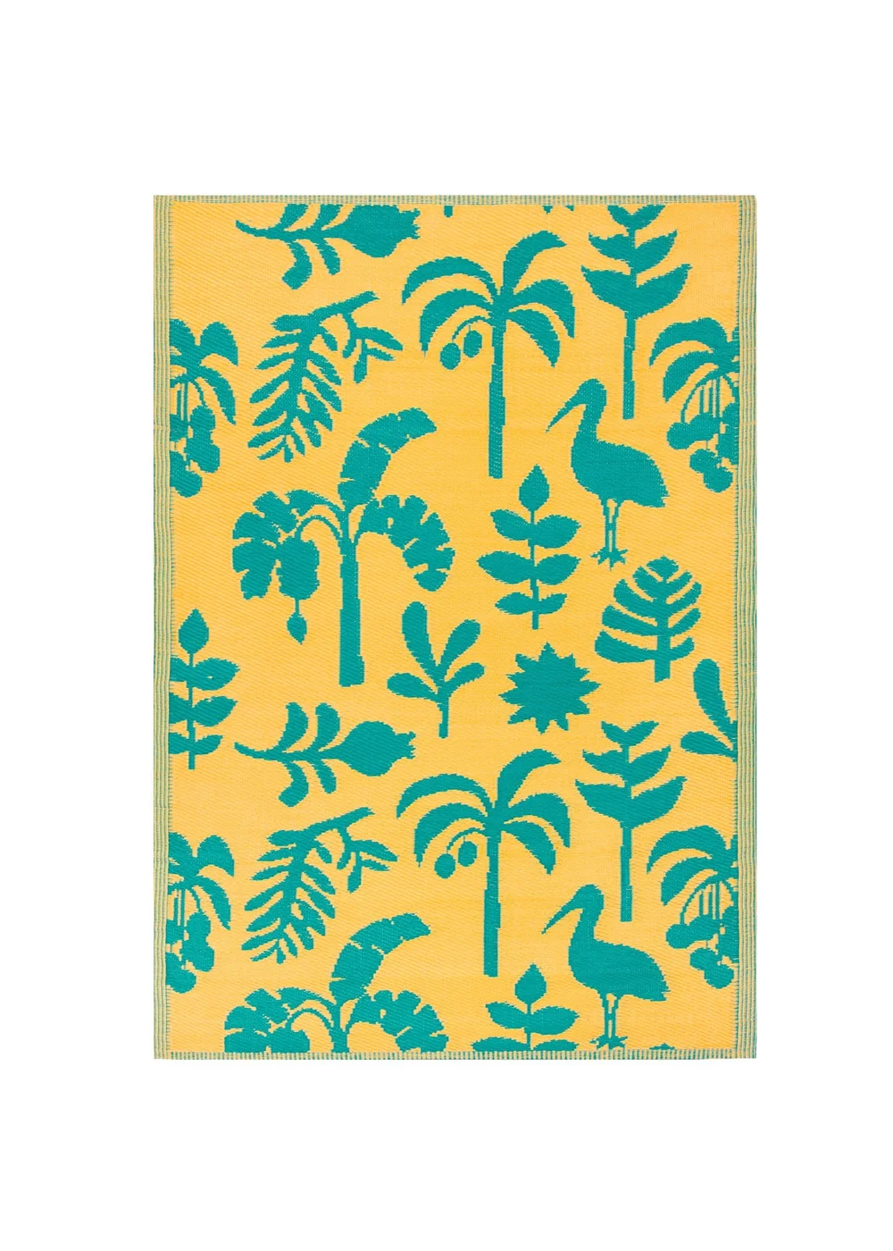 furn. Yellow Marula Outdoor Rug (120 x 180cm) - 120 x 180cm Image 3