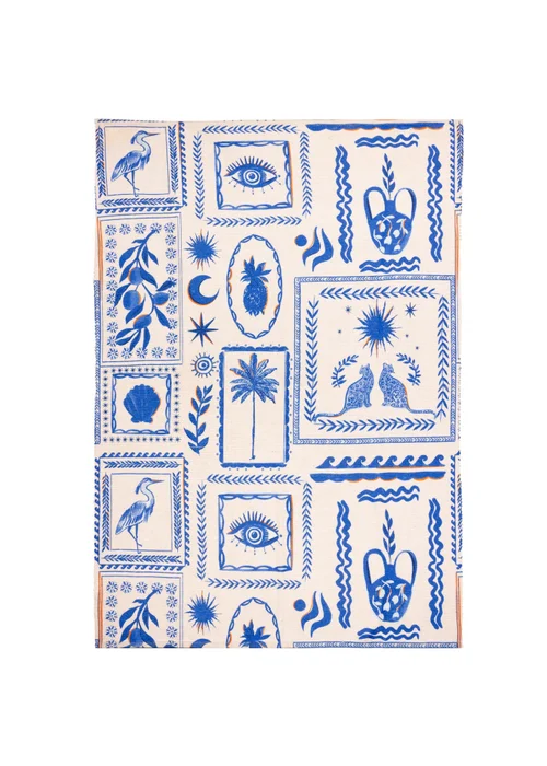 furn. Blue Frieze Outdoor Washable Rug (120 x 170cm) - 120 x 170 Image 2