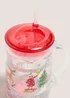 Red Christmas Glitter Tumbler Image 2