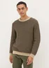 Stone Rack Stitch Jumper - Small Image 1