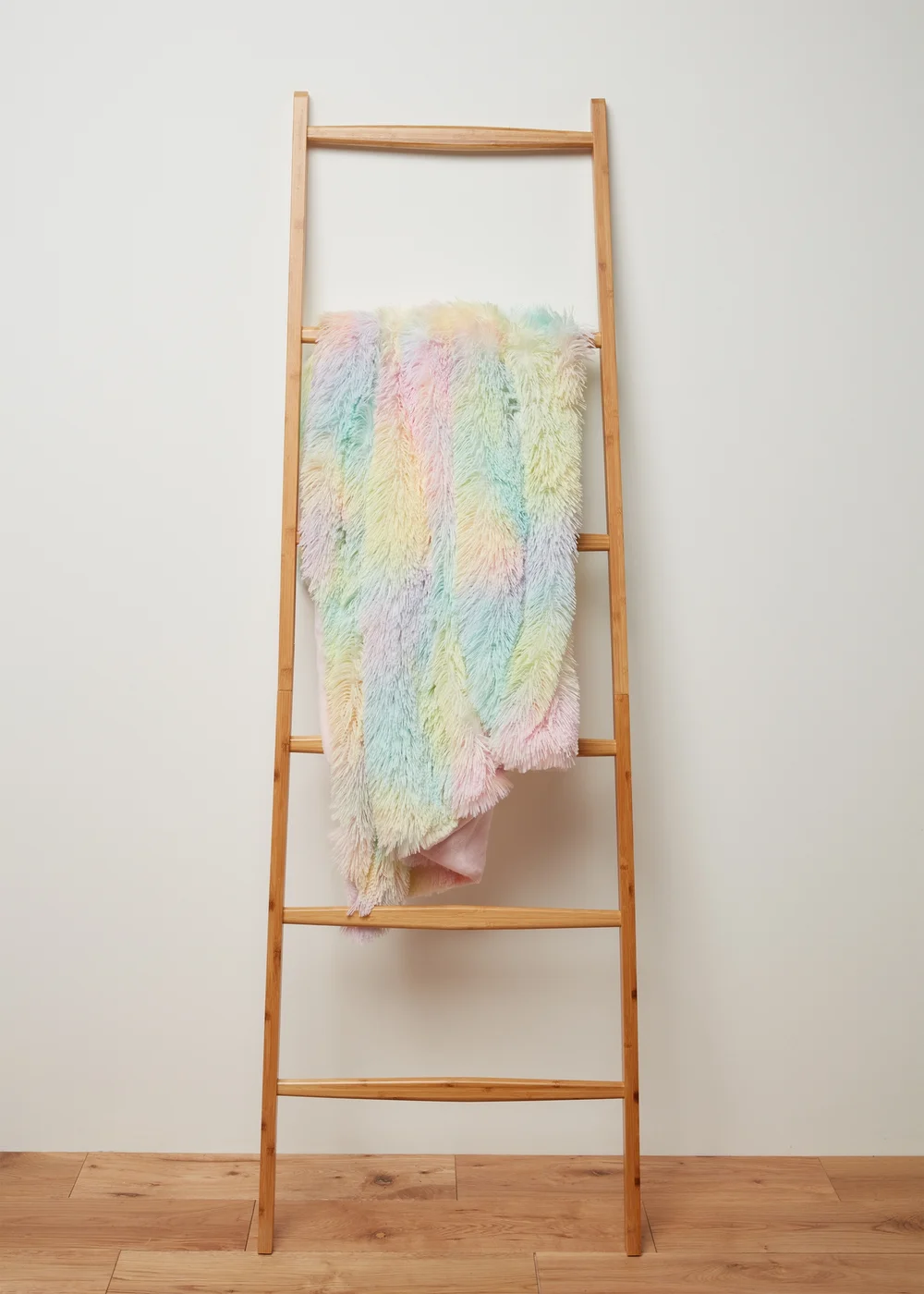 Multicolour Faux Fur Throw Image 1