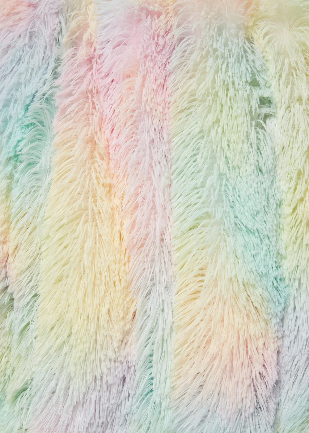 Multicolour Faux Fur Throw Image 2