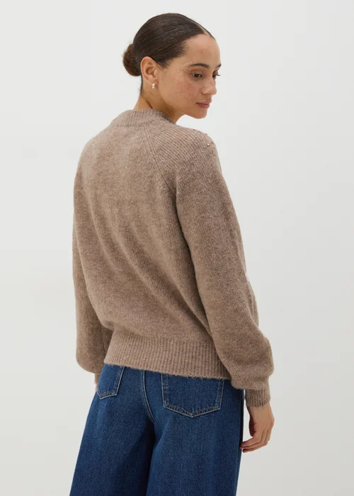 Beige Scatter Sequin Jumper - XS Image 3