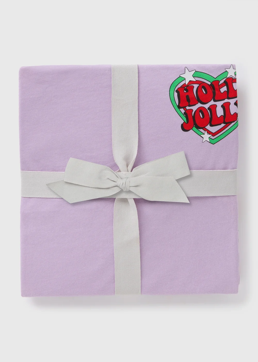 Lilac Holly Jolly Pyjama Set - Extra small Image 3