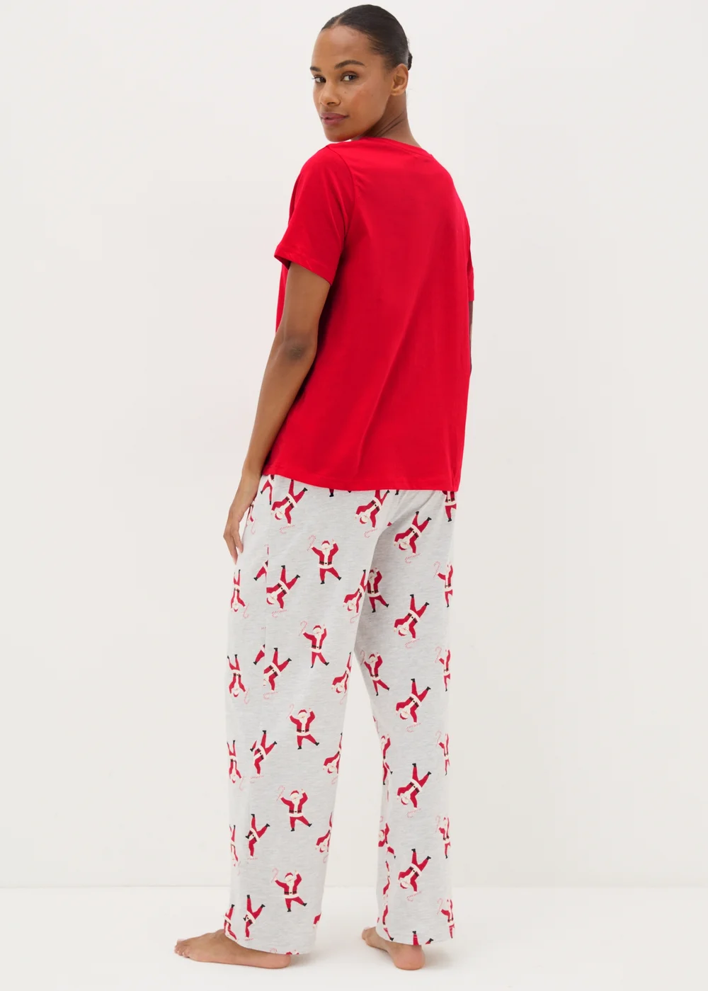 Red Tis The Season Pyjama Set - Extra small Image 2