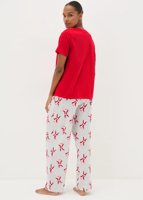 Red Tis The Season Pyjama Set - Extra small Image 2