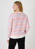 Pink Knitted Fairisle Jumper - XS Image 2