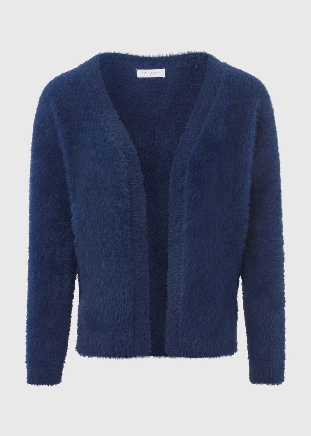 Navy Fluffy Cardigan - XS Image 5
