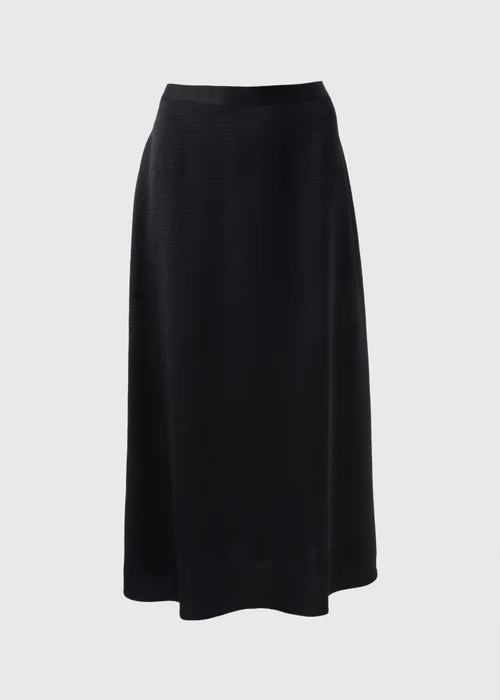 Black Satin Midaxi Slip Skirt - 8 Image 4