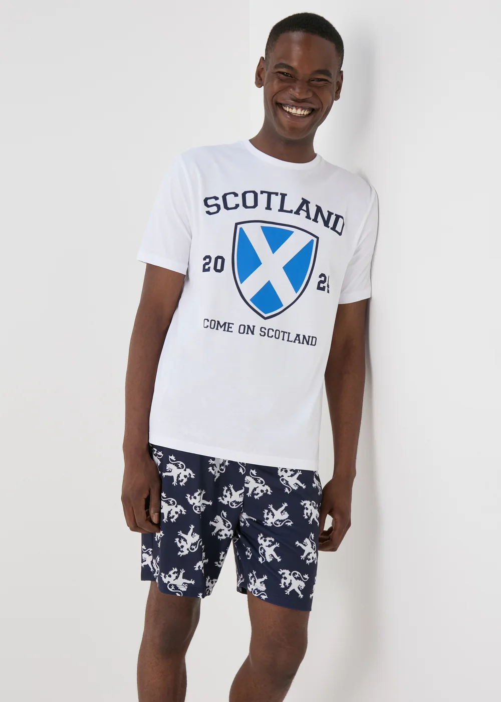 Blue Scotland Pyjama Set - Extra small Image 1