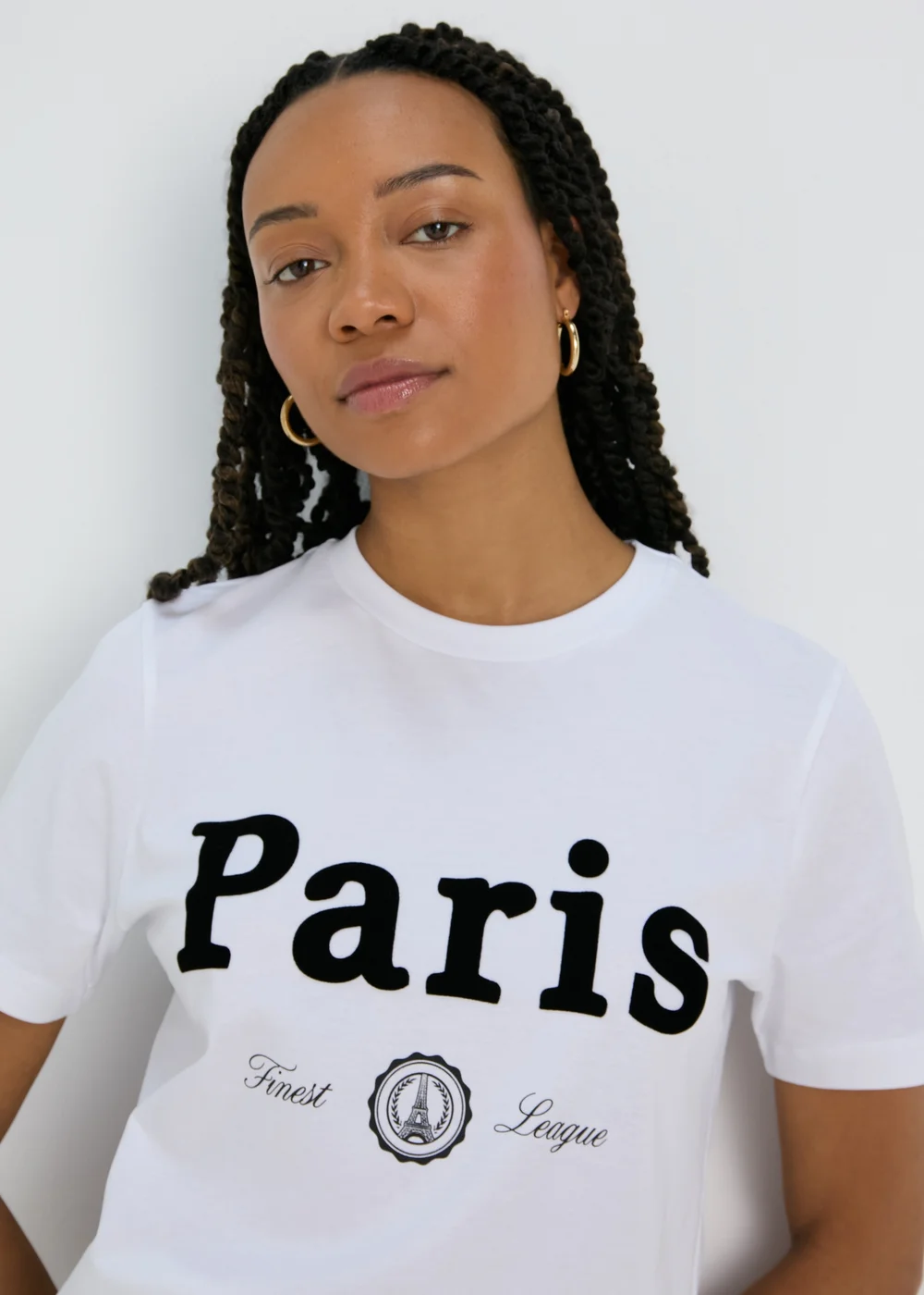 White Paris T-Shirt - Size 8 Image 3