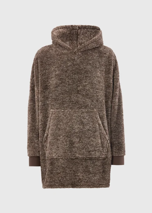 Brown Two Tone Snuggle Hoodie - Extra small Image 3