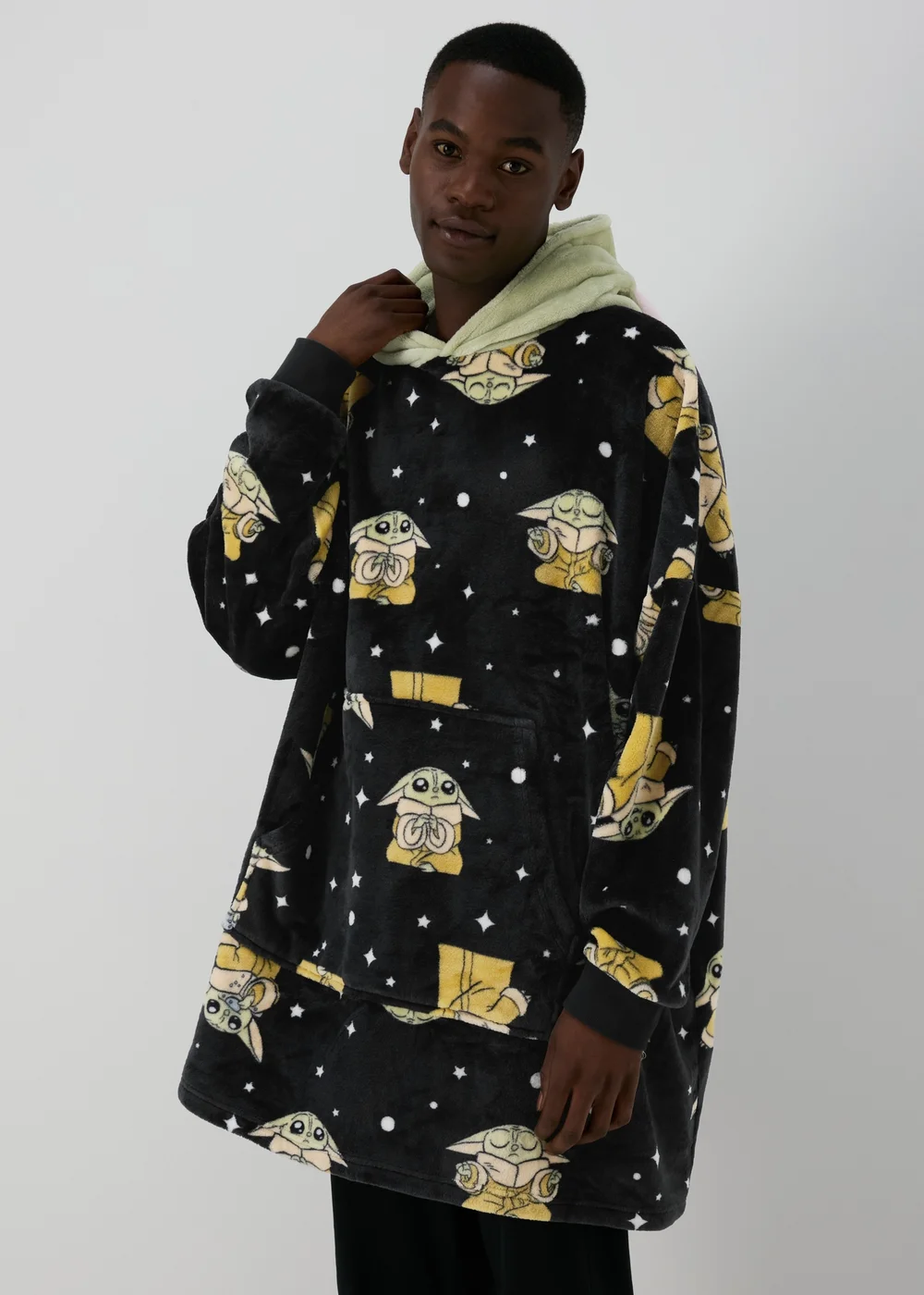 Star Wars Black Fleece Snuggle Hoodie - One Size Image 1
