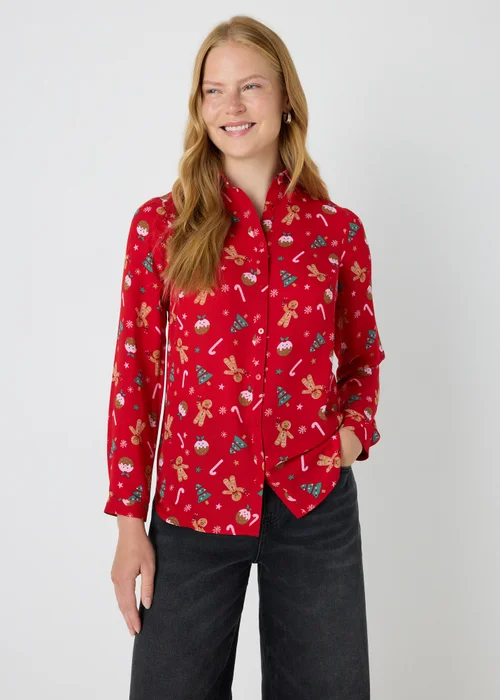Red Christmas Gingerbread Shirt - 8 Image 1