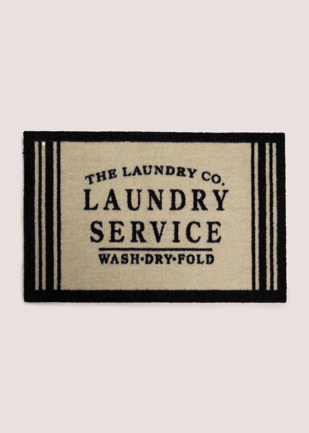 Cream Laundry Door Mat Image 1