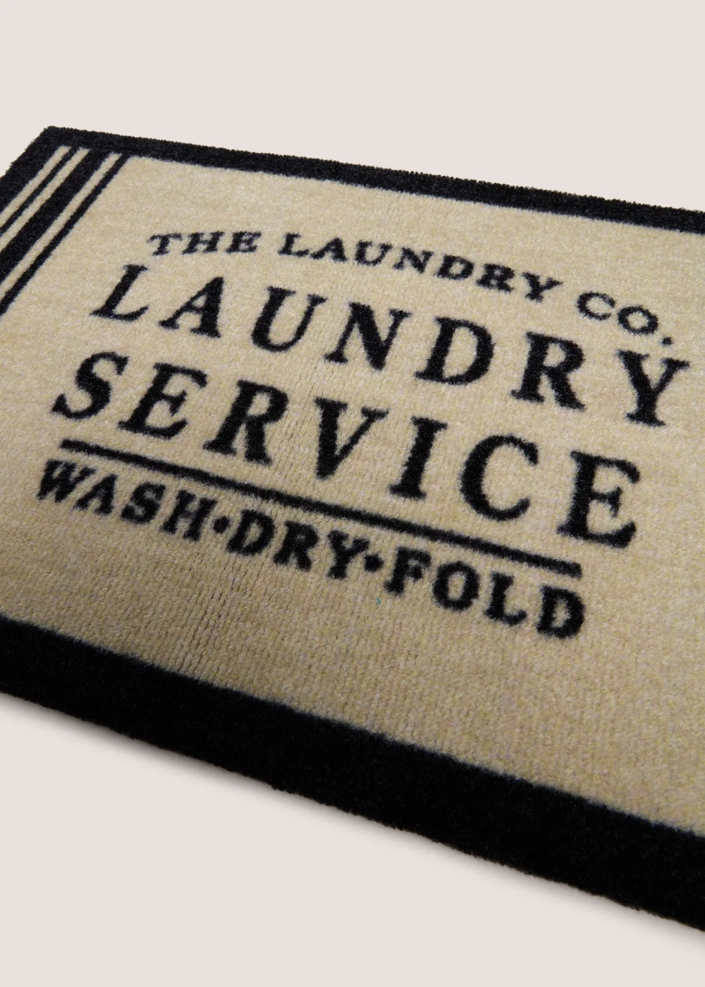 Cream Laundry Door Mat Image 2