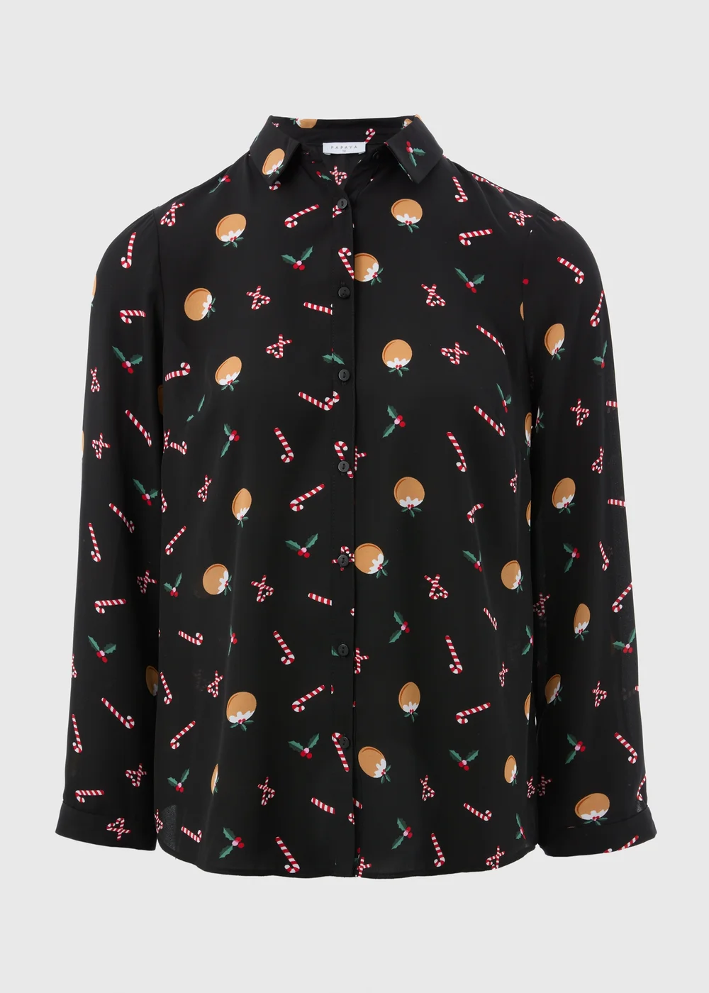 Black Christmas Pudding Shirt - 8 Image 4