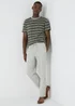 Khaki Stripe Pyjama Set - Extra small Image 1