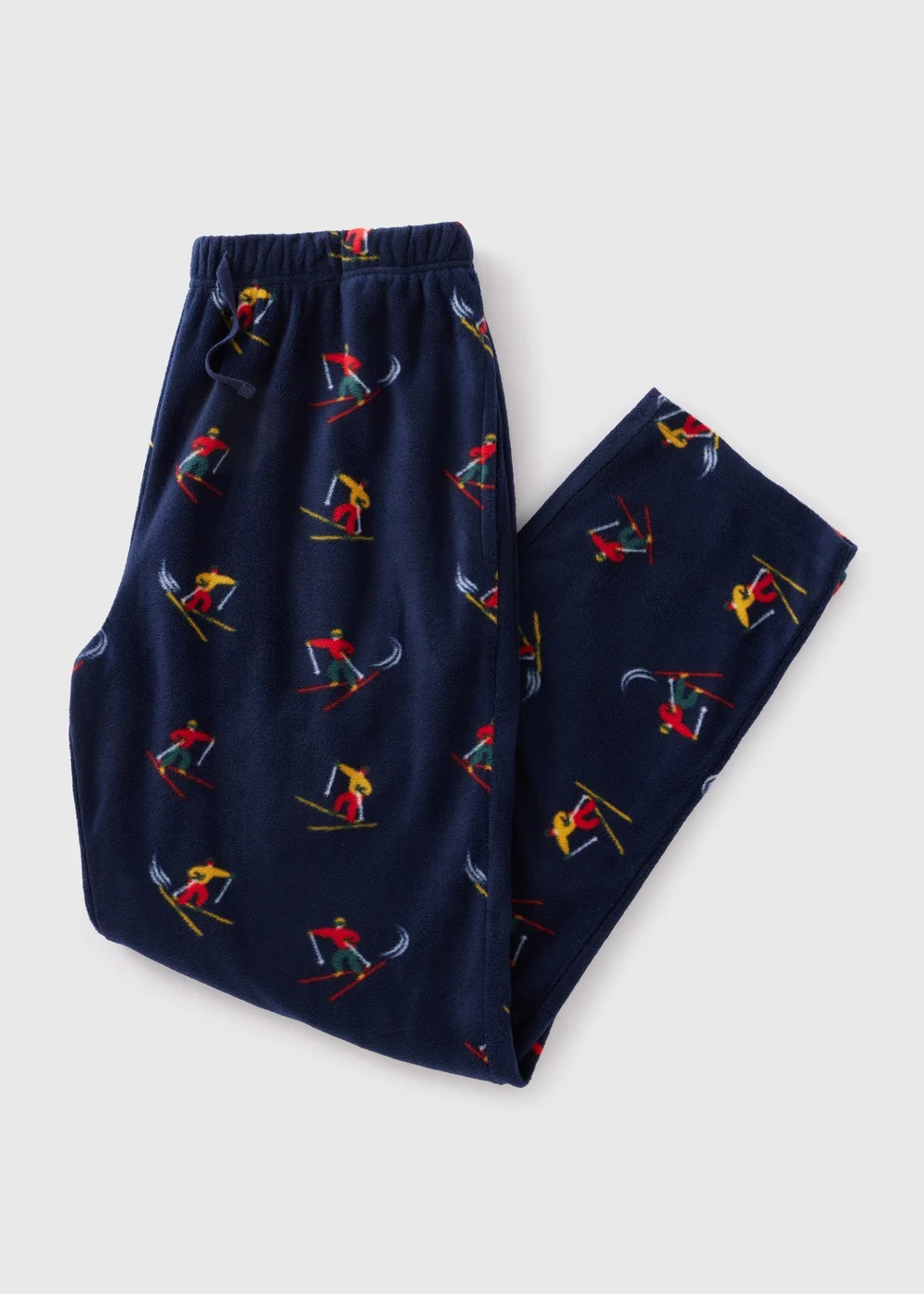 Navy Ski Microfleece Pyjama Bottoms - Extra small Image 3