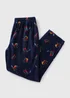 Navy Ski Microfleece Pyjama Bottoms - Extra small Image 3