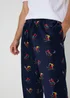 Navy Ski Microfleece Pyjama Bottoms - Extra small Image 2